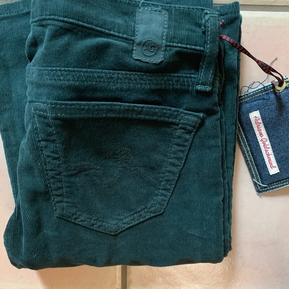 AG The Angel fit Green Jean Cords - size 24 - Picture 6 of 6